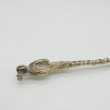 Victorian Pair of Sterling Silver Apostle Dessert Spoons Antique 1901 Chester