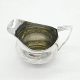 George III Sterling Silver Bright Cut Cream Jug Antique 1804 London