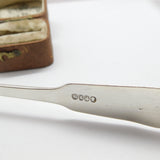 Irish Sterling Silver Kings Pattern Sugar Tongs 1822 Dublin Antique James Brady