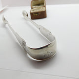 Irish Sterling Silver Kings Pattern Sugar Tongs 1822 Dublin Antique James Brady