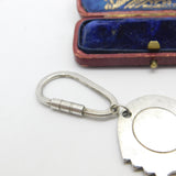 Sterling Silver Golf Putting Marker Keyring Vintage 1995 Birmingham