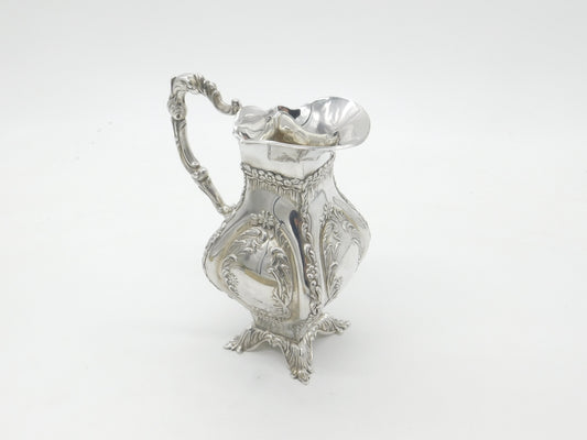 Spanish Sterling Silver Ornate Wine or Water Jug Antique c1935 Art Deco