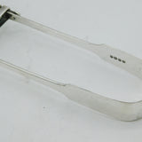 George IV Sterling Silver Large Asparagus Tongs Antique 1829 London W. Chawner