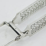 George IV Sterling Silver Large Asparagus Tongs Antique 1829 London W. Chawner