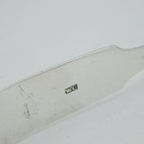 George IV Sterling Silver Large Asparagus Tongs Antique 1829 London W. Chawner
