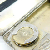 Edwardian Sterling Silver Combination Cigarette & Vesta Case Antique 1903 London