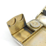 Edwardian Sterling Silver Combination Cigarette & Vesta Case Antique 1903 London