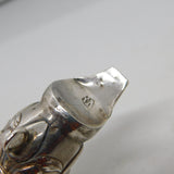 George III Sterling Silver & Coral Baby Rattle & Teether Antique c1780 London Robert Nash