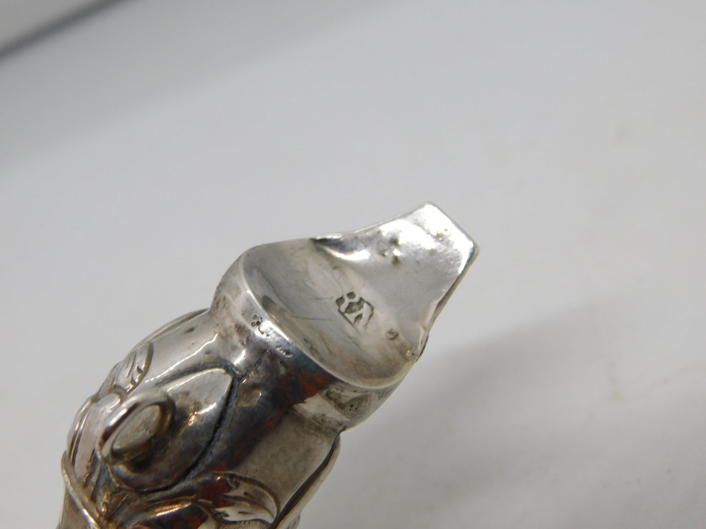 George III Sterling Silver & Coral Baby Rattle & Teether Antique c1780 London Robert Nash