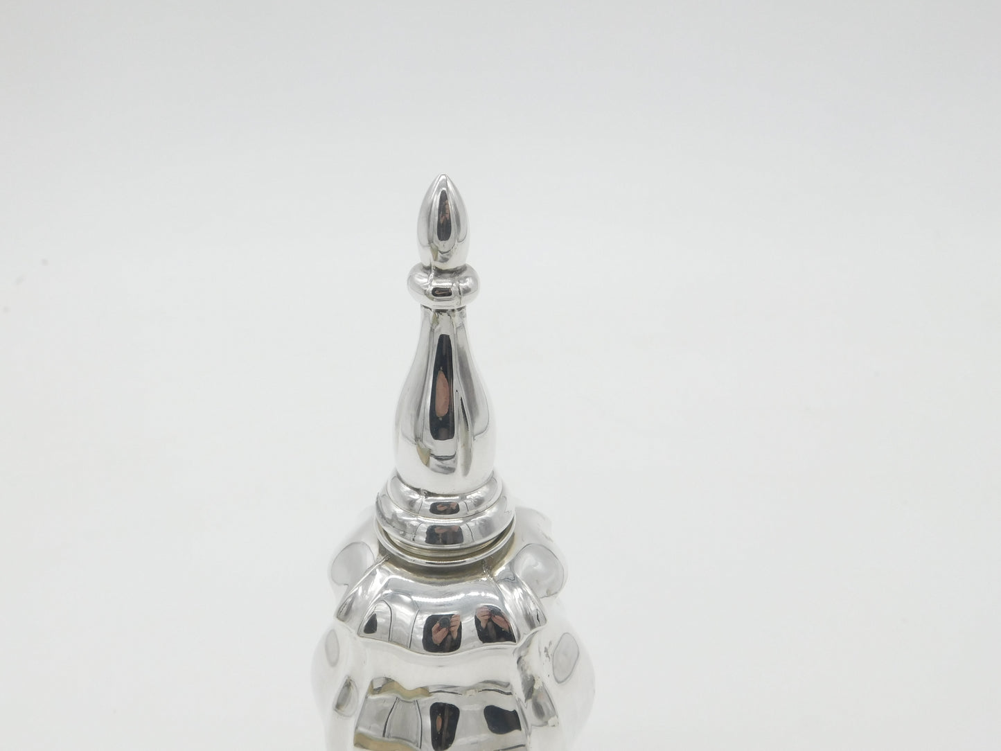 Hazorfim Judaica Sterling Silver Fluted Pattern Spice Besamim Vintage c1970