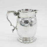 George III Sterling Silver Water Jug Antique 1770 London William Grundy