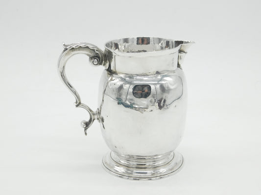 George III Sterling Silver Water Jug Antique 1770 London William Grundy