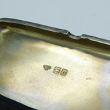 Edwardian Sterling Silver Combination Cigarette & Vesta Case Antique 1903 London