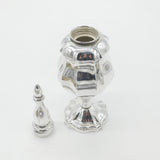 Hazorfim Judaica Sterling Silver Fluted Pattern Spice Besamim Vintage c1970