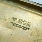 Edwardian Sterling Silver Combination Cigarette & Vesta Case Antique 1903 London