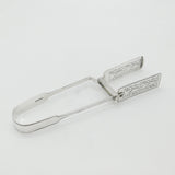 Georgian Sterling Silver Asparagus Tongs 1835 London J & A Savory Antique