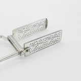 Georgian Sterling Silver Asparagus Tongs 1835 London J & A Savory Antique