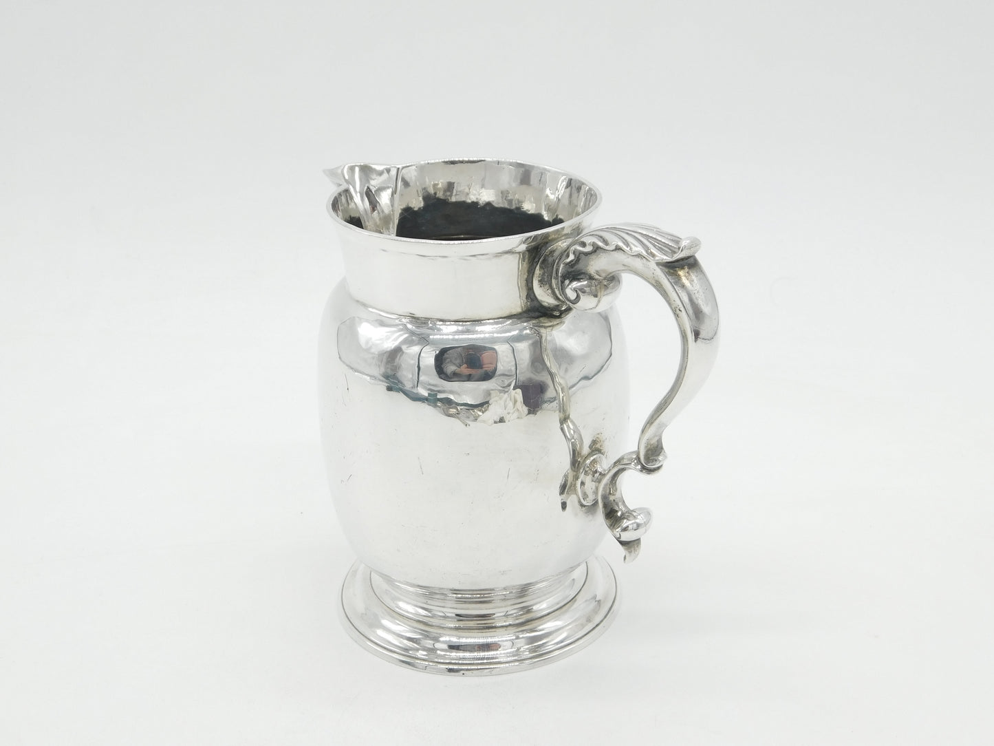 George III Sterling Silver Water Jug Antique 1770 London William Grundy