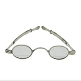 George III Sterling Silver Adjustable Wig Spectacles Antique c1820 Birmingham