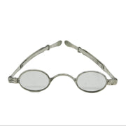 George III Sterling Silver Adjustable Wig Spectacles Antique c1820 Birmingham
