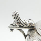 Victorian Large Silver Plated Egyptian Revival Soup Tureen Antique c1880