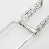 Georgian Sterling Silver Asparagus Tongs 1835 London J & A Savory Antique