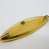 15ct Yellow Gold, Black Enamel, Woven Hair Mourning Brooch Antique 1917 Deco