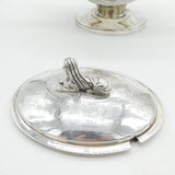 Victorian Large Silver Plated Egyptian Revival Soup Tureen Antique c1880