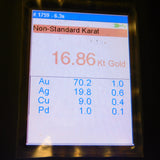 15ct Yellow Gold, Black Enamel, Woven Hair Mourning Brooch Antique 1917 Deco