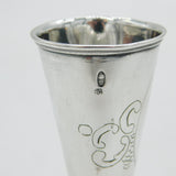 20th Century Russian .875 Grade Vodka Shot Goblet Cup Antique c1930 Art Deco