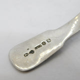 William IV Sterling Silver Queens Pattern Caddy Spoon Antique 1834 Birmingham