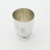 Victorian French Sterling Silver Modernist Drinking Beaker Antique c1900