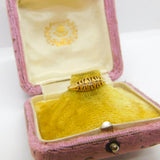 Victorian 18ct Yellow Gold & Diamond Set Boat Ring Antique c1890 Birmingham