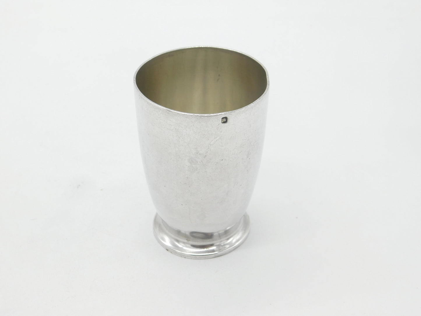 Victorian French Sterling Silver Modernist Drinking Beaker Antique c1900