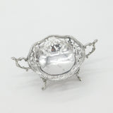 Edwardian Sterling Silver Pierced Sweet Treat Dish Antique 1905 London