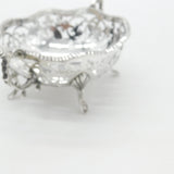 Edwardian Sterling Silver Pierced Sweet Treat Dish Antique 1905 London