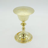 Edwardian Sterling Silver Gilded Communion Chalice & Paten Antique 1903 Birmingham