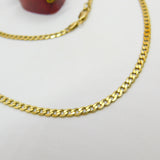 Curb Link 9ct Gold Curb Link Chain Necklace 50.3cm / 19.8" Vintage c1980