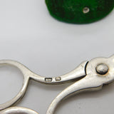 Edwardian Sterling Silver Bird Claw Sugar Nips Antique 1907 Sheffield