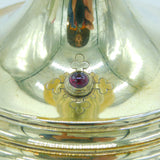 Edwardian Sterling Silver Gilded Communion Chalice & Paten Antique 1903 Birmingham
