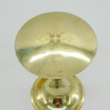 Edwardian Sterling Silver Gilded Communion Chalice & Paten Antique 1903 Birmingham