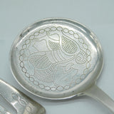 Victorian Sterling Silver Maeshowe Dragon Serving Set Antique 1896 for Liberty