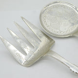 Victorian Sterling Silver Maeshowe Dragon Serving Set Antique 1896 for Liberty