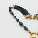 Victorian Whitby Jet, Rolled Gold Large Mourning Locket Necklace Antique c1850