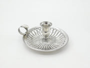 German .800 Silver Chamberstick & Ashtray Antique c1920 Art Deco