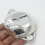 Sterling Silver Floral Handle Quaich Cup Antique 1944 London Wakely & Wheeler