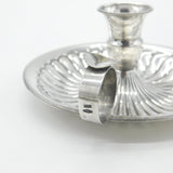 German .800 Silver Chamberstick & Ashtray Antique c1920 Art Deco