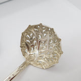 Georgian Sterling Silver Floral Sugar Caster Spoon 1786 London Antique