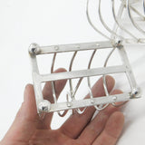 Pair of Sterling Silver Domed Four Part Toast Racks 1931 London Antique