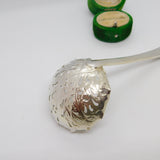 Georgian Sterling Silver Floral Sugar Caster Spoon 1786 London Antique